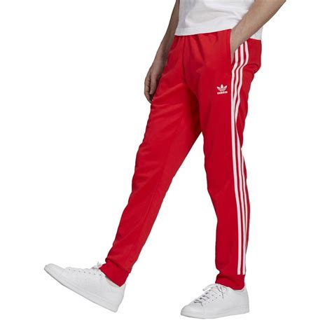 adidas rood track heren|adidas trainers broek.